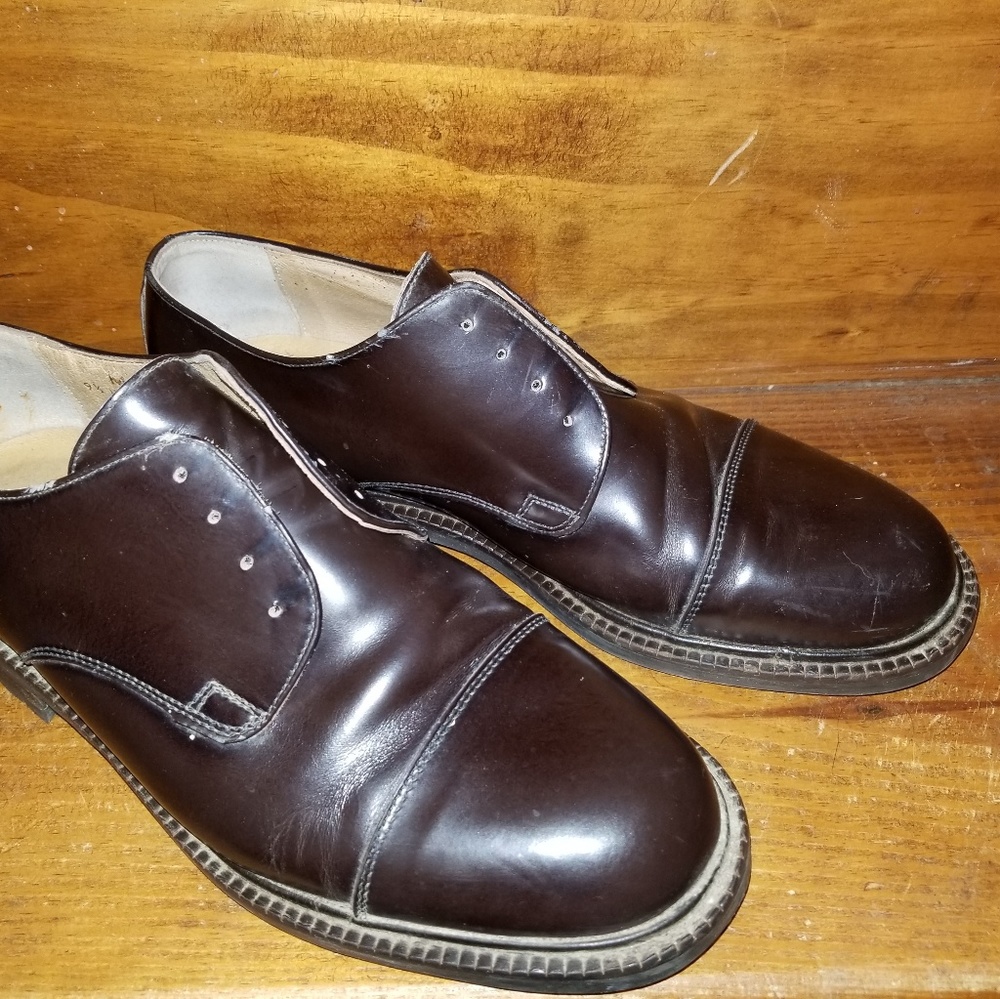 J. CREW oxford shoes mens size 9 1/2 made in Italy